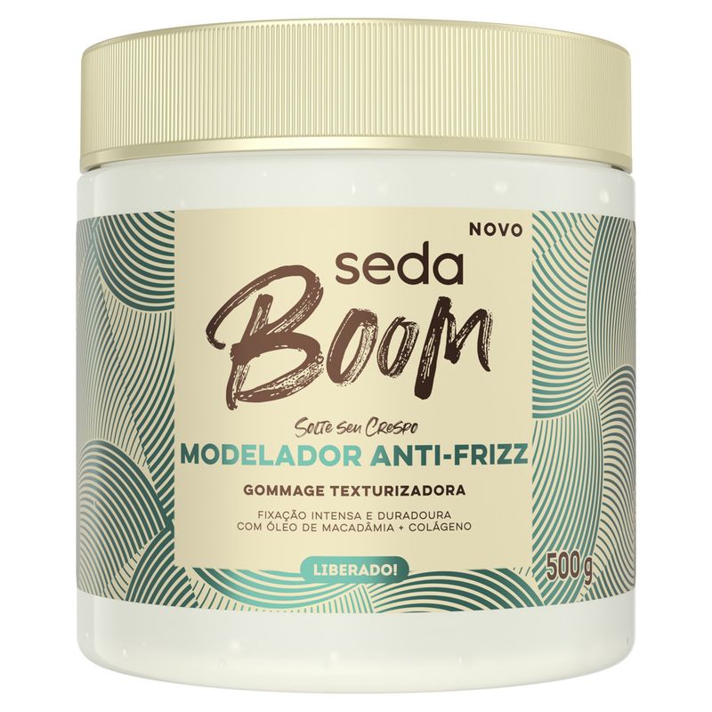 Modelador Antifrizz Seda Boom Pote 500g