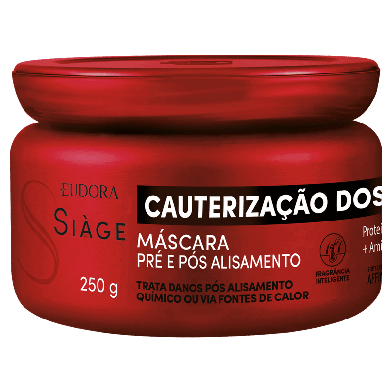 Máscara de Tratamento Eudora Siàge Cauterização dos Lisos Pote 250g