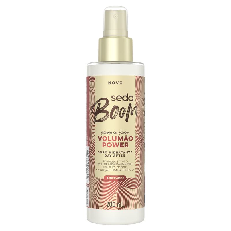 Soro Hidratante Day After Seda Boom Volumão Power Frasco 200ml Spray