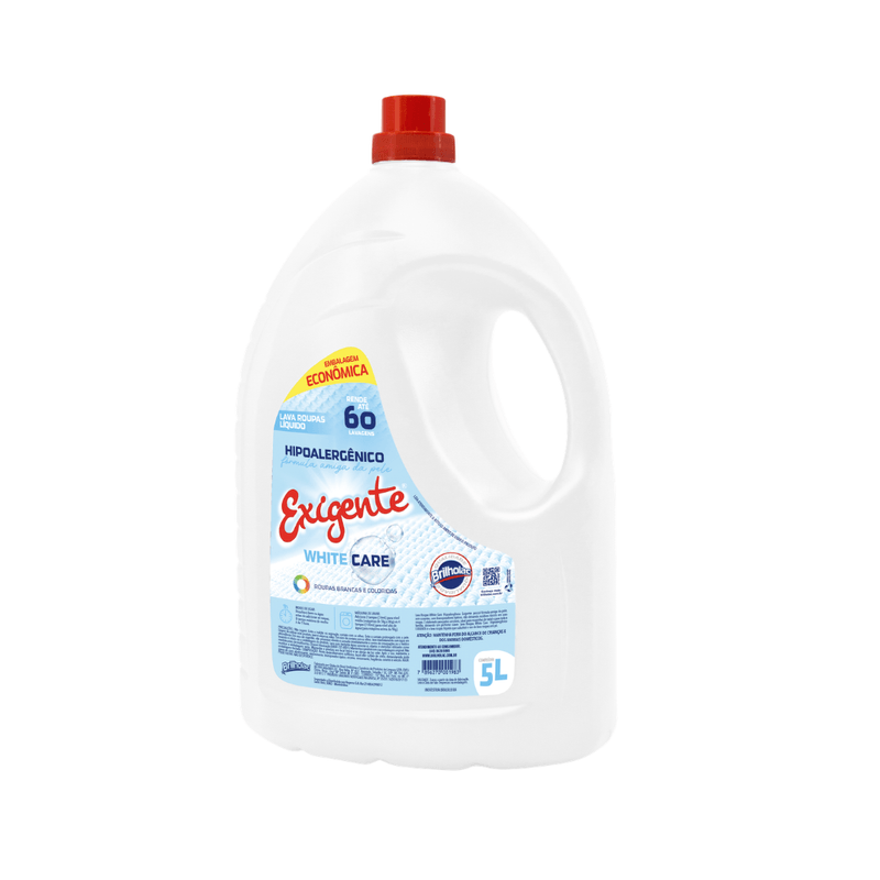 Lava Roupas Líquido Exigente Hipoal Frasco 5LT