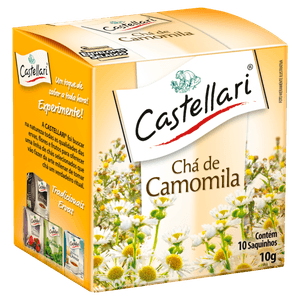 Chá Camomila Castellari Caixa 10g 10 Unidades