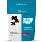 Whey Protein Max Titanium Sabor Morango Pacote 900g