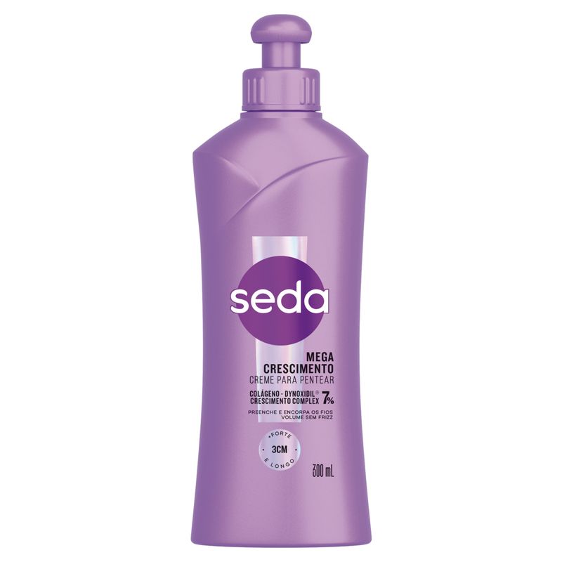Creme para Pentear Seda Mega Crescimento Frasco 300ml