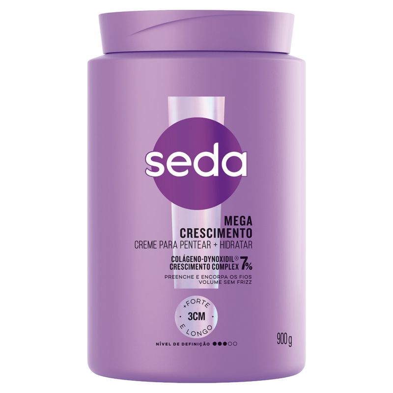 Creme para Pentear Seda Mega Crescimento Pote 900g