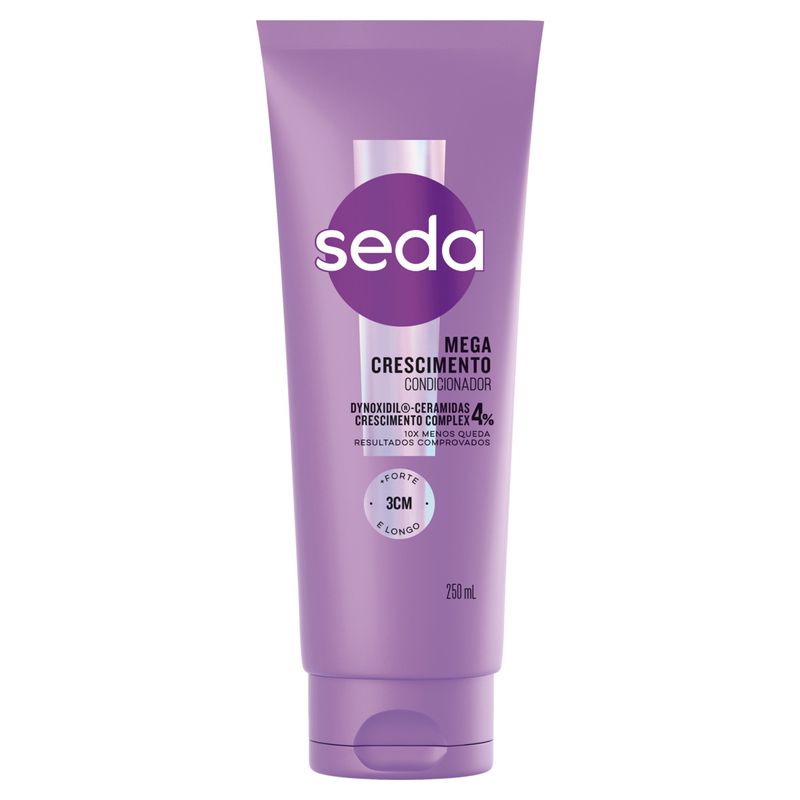 Condicionador Seda Mega Crescimento Bisnaga 250ml