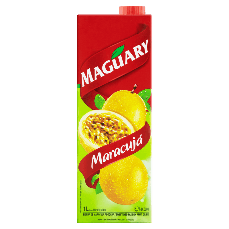 Bebida Adoçada Maracujá Maguary Caixa 1l