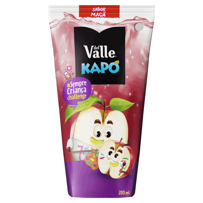 Refresco Adoçado Maçã Del Valle Kapo Caixa 200ml