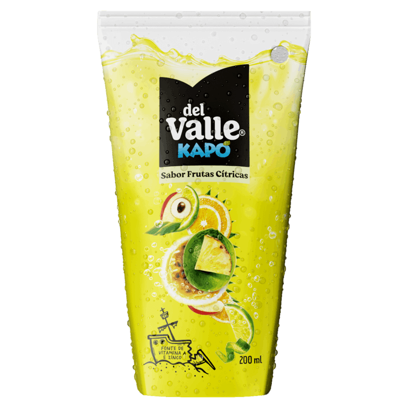 Refresco Adoçado Frutas Cítricas Del Valle Kapo Caixa 200ml