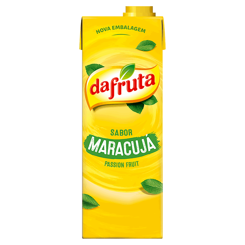 Refresco Adoçado Maracujá Dafruta Caixa 1l