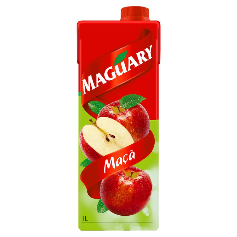 Refresco Adoçado Maçã Maguary Caixa 1l