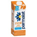 Leite UHT Semidesnatado Zero Lactose Parmalat Zymil Caixa com Tampa 1l