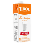Leite UHT Integral Zero Lactose Tirol Caixa com Tampa 1l