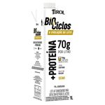 Leite UHT Semidesnatado Zero Lactose Tirol Biociclos +Proteína Caixa com Tampa 1l