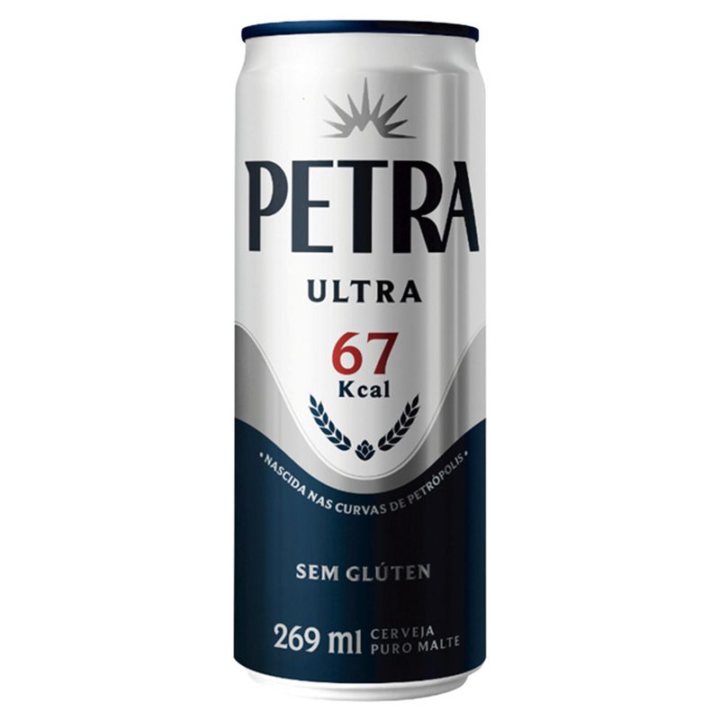 Cerveja Puro Malte sem Glúten Petra Ultra Lata 269ml