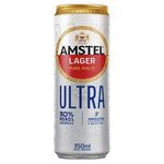 Cerveja Lager Puro Malte sem Glúten Amstel Ultra Lata 350ml