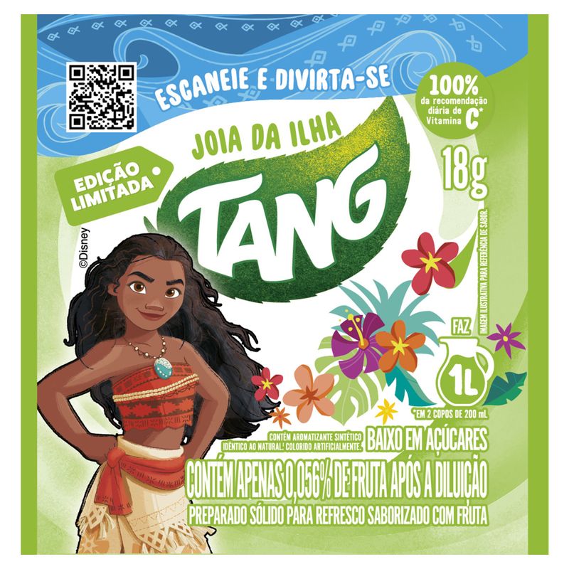 Refresco em Pó Joia da Ilha Tang Pacote 18g