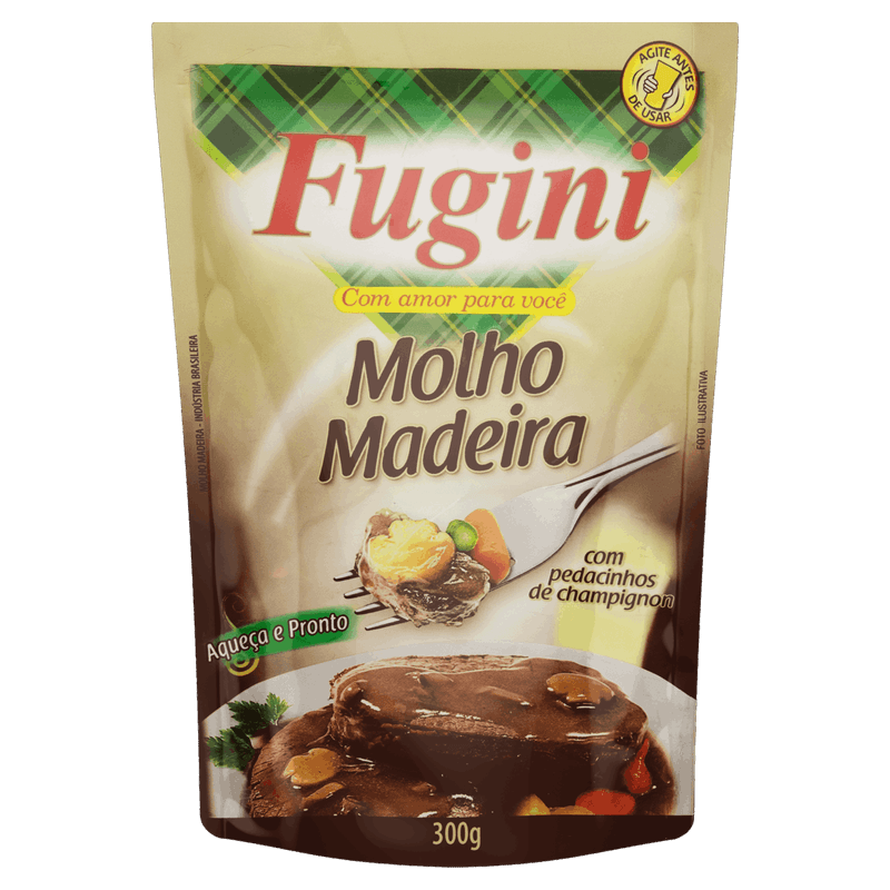 Molho Madeira Fugini Sachê 300g
