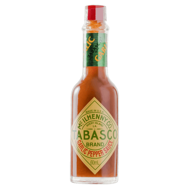 Molho de Pimenta-Vermelha Suave com Alho Tabasco Vidro 60ml