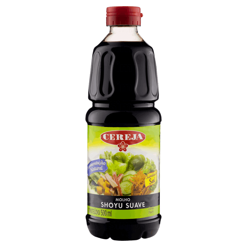 Molho Shoyu Suave Cereja Garrafa 500ml