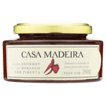 Geleia Morango com Pimenta Casa Madeira Gourmet Vidro 240g