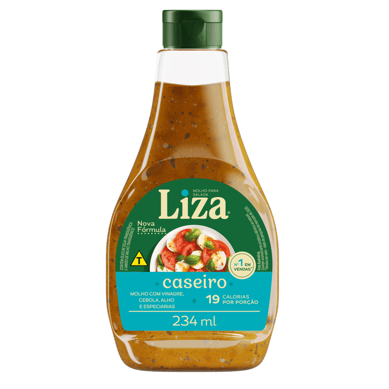 Molho para Salada Caseiro Liza Squeeze 234ml