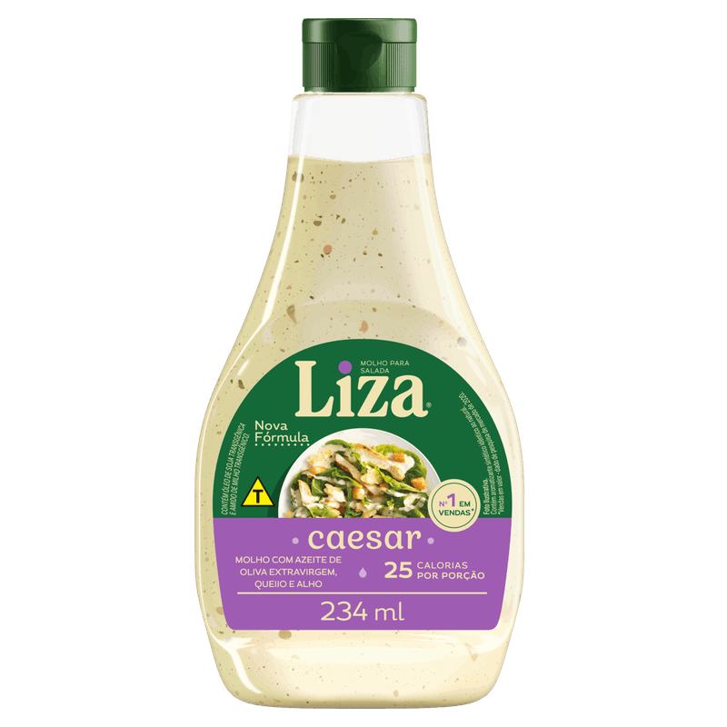 Molho para Salada Caesar Liza Squeeze 234ml