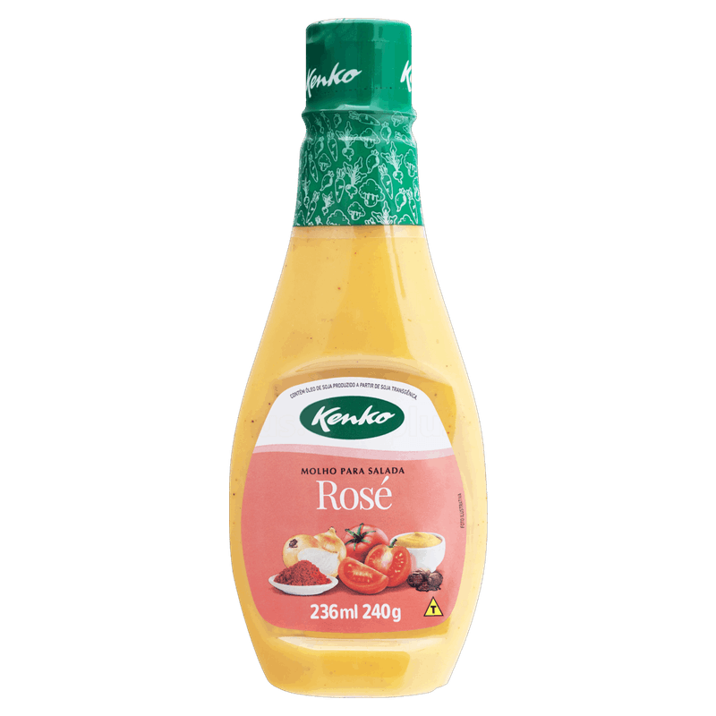 Molho para Salada Rosé Kenko Squeeze 236ml