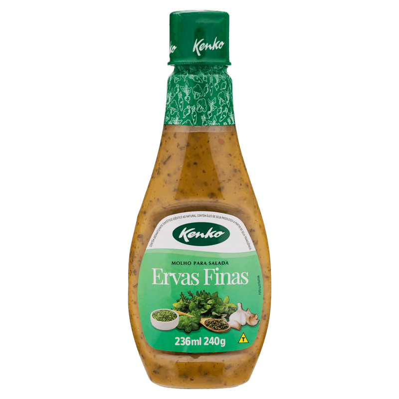 Molho para Salada Ervas Finas Kenko Squeeze 236ml