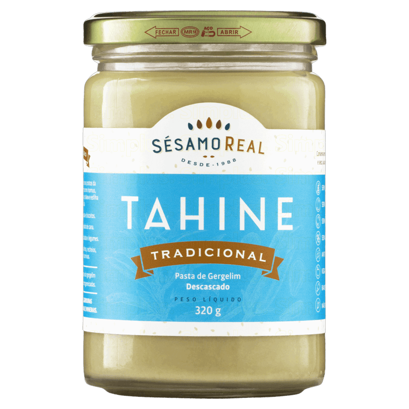 Tahine Tradicional Sésamo Real Vidro 320g