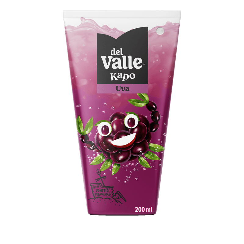 Refresco Adoçado Uva Del Valle Kapo Caixa 200ml
