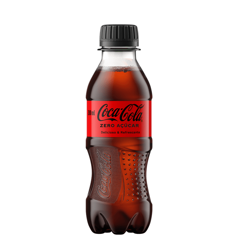 Refrigerante sem Açúcar Coca-Cola Garrafa 200ml