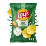 Batata Frita Lisa Sour Cream Lay's Pacote 62g