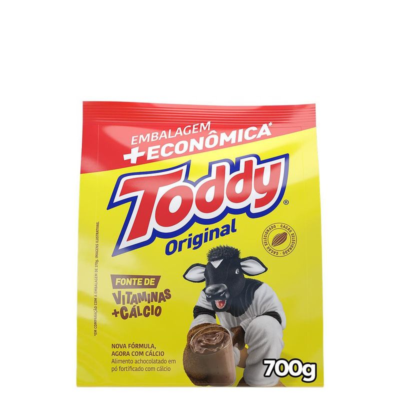 Achocolatado Pó Original Toddy Pacote 700g + Econômica