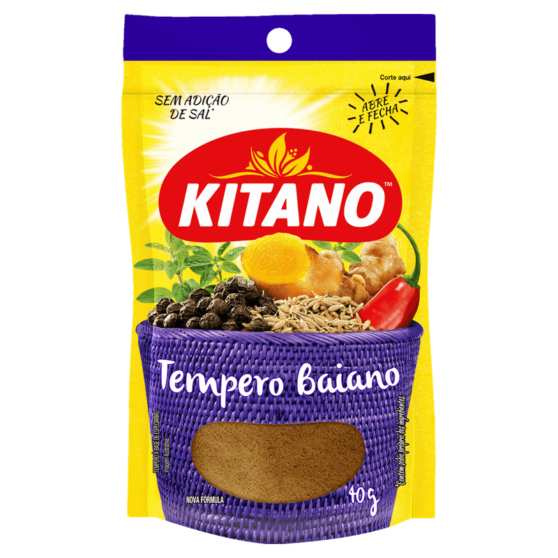 Condimento Baiano Kitano Pacote 40g