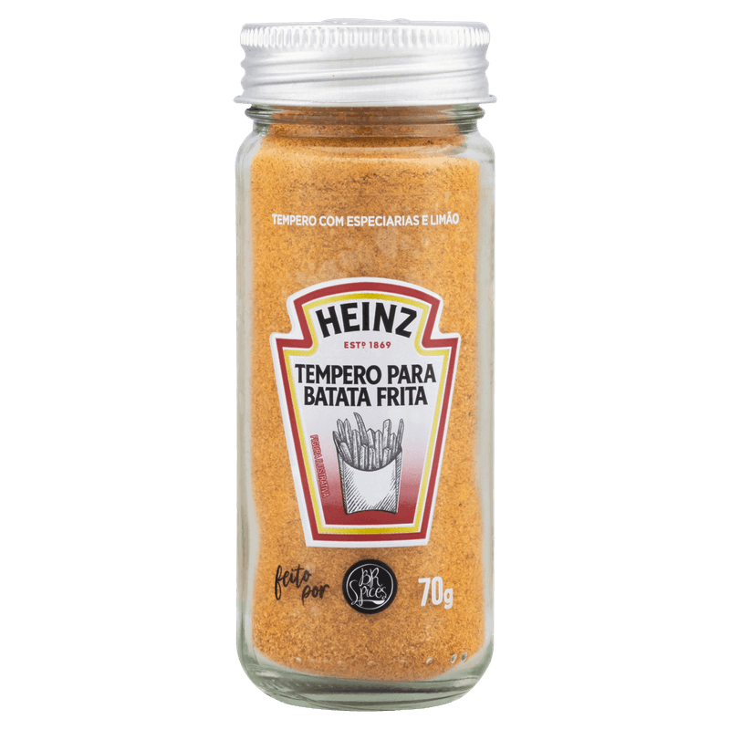 Tempero para Batata Frita com Tampa Dosadora Heinz Vidro 70g