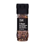 Mix de Pimenta com Moedor 5 Bayas Chelli Frasco 40g