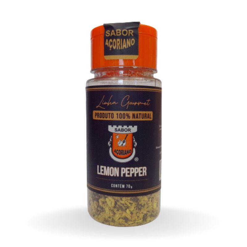 Tempero Sabor Açoriano Lemon Pepper Frasco 50g