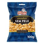 Amendoim Frito Salgado sem Pele Elma Chips Pacote 100g