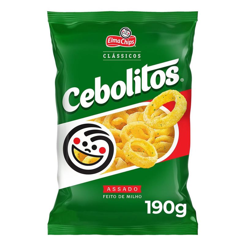 Salgadinho de Milho Elma Chips Cebolitos Clássicos Pacote 190g