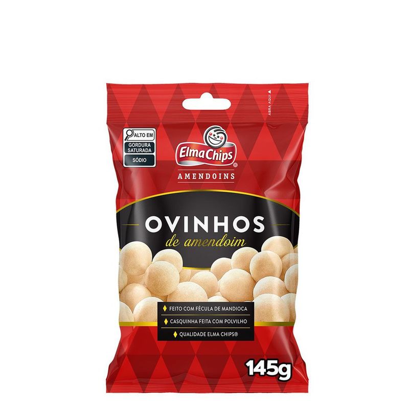 Ovinhos de Amendoim Elma Chips Pacote 145g