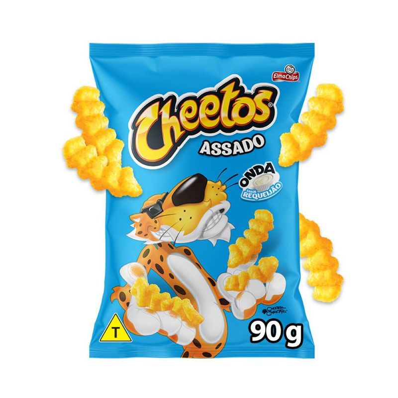 Salgadinho de Milho Onda Requeijão Cheetos Pacote 90g