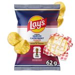 Batata Frita Lisa Queijo Camembert Francês FIFA Lay's Pacote 62g