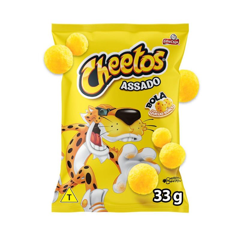 Salgadinho de Milho Bola Queijo Suíço Cheetos Pacote 33g