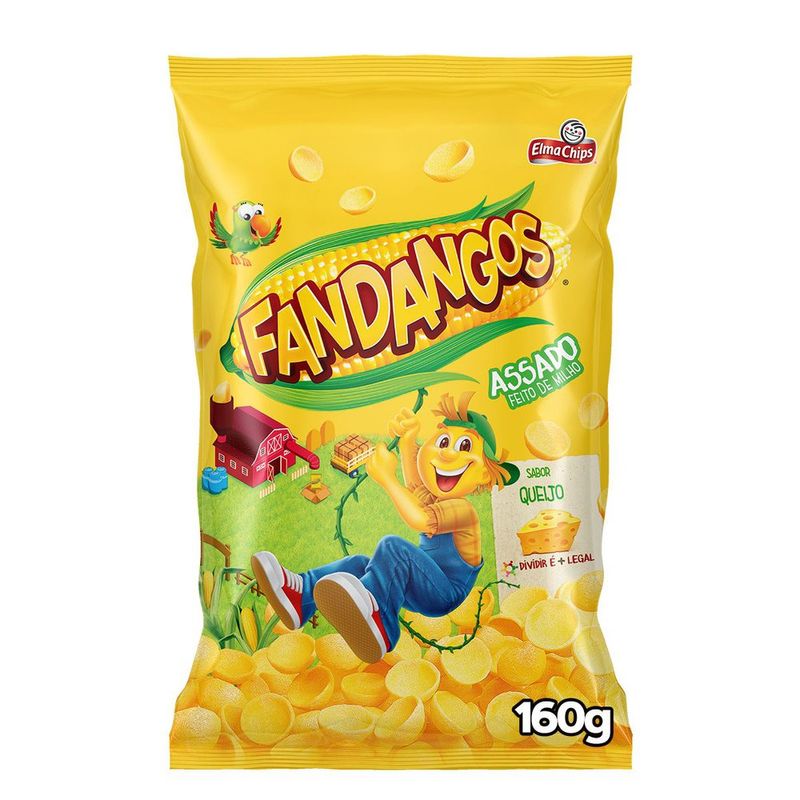 Salgadinho de Milho Queijo Elma Chips Fandangos Pacote 160g