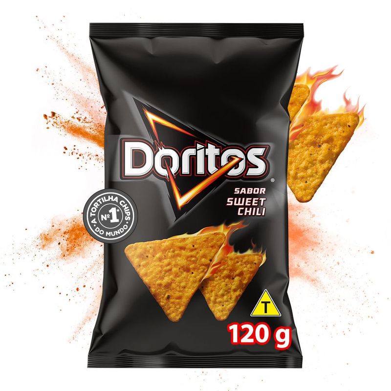 Salgadinho de Milho Sweet Chili Doritos Pacote 120g