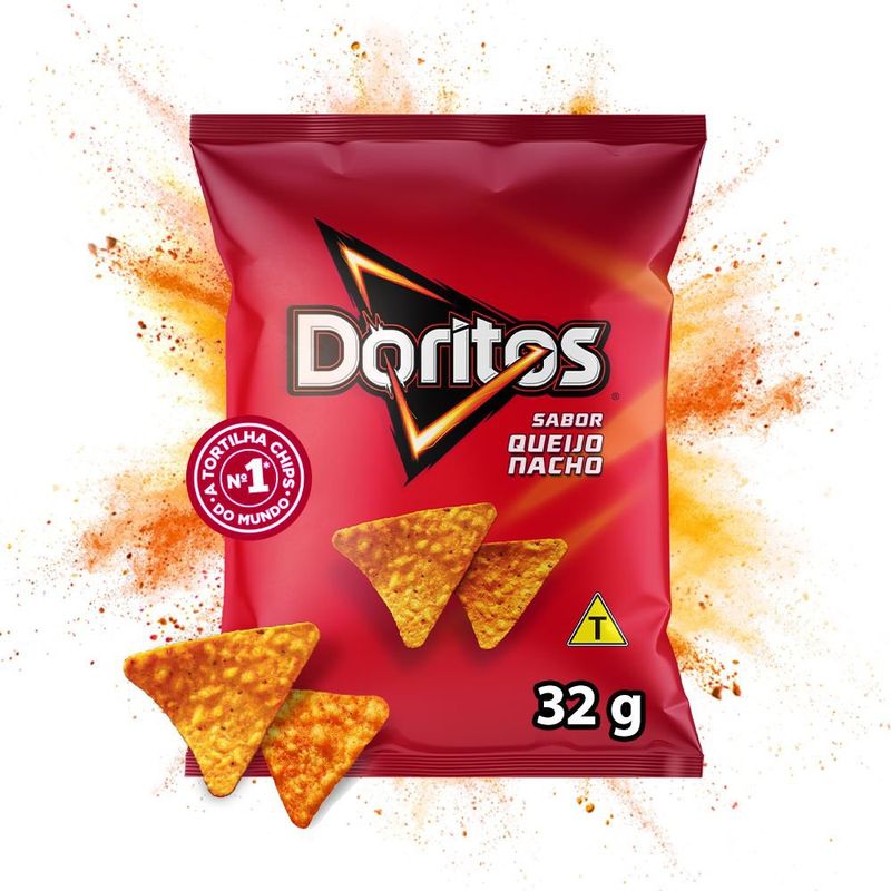 Salgadinho de Milho Queijo Nacho Doritos Pacote 32g