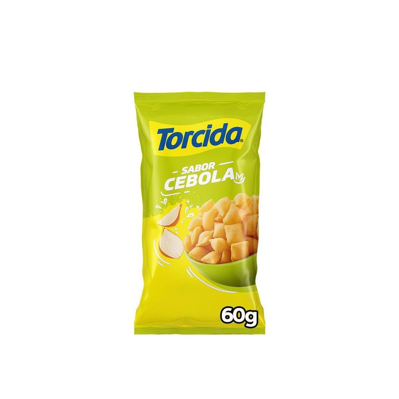 Salgadinho de Trigo Cebola Torcida Pacote 60g