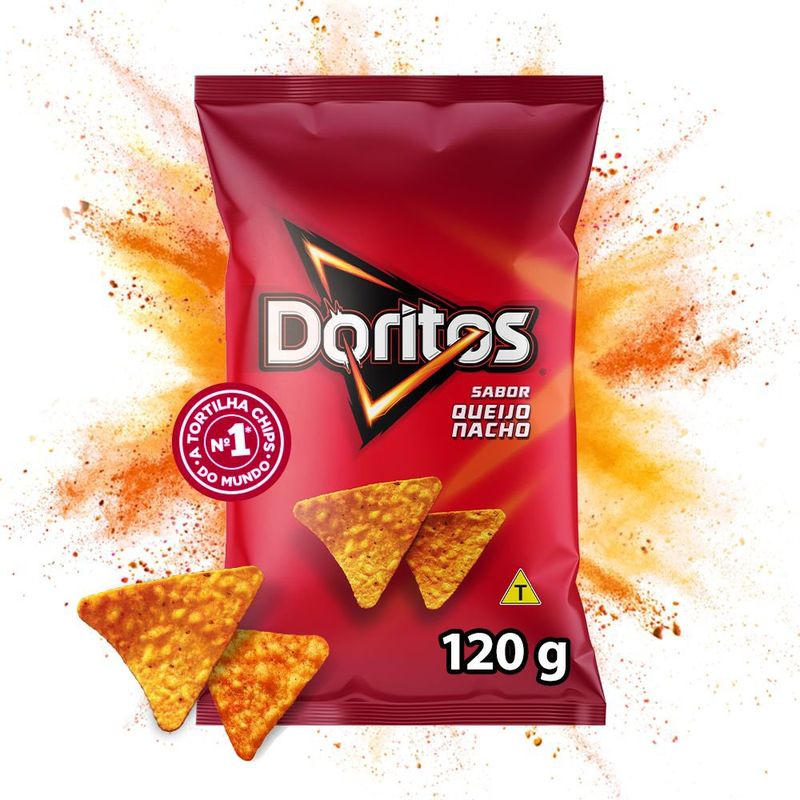 Salgadinho de Milho Queijo Nacho Doritos Pacote 120g