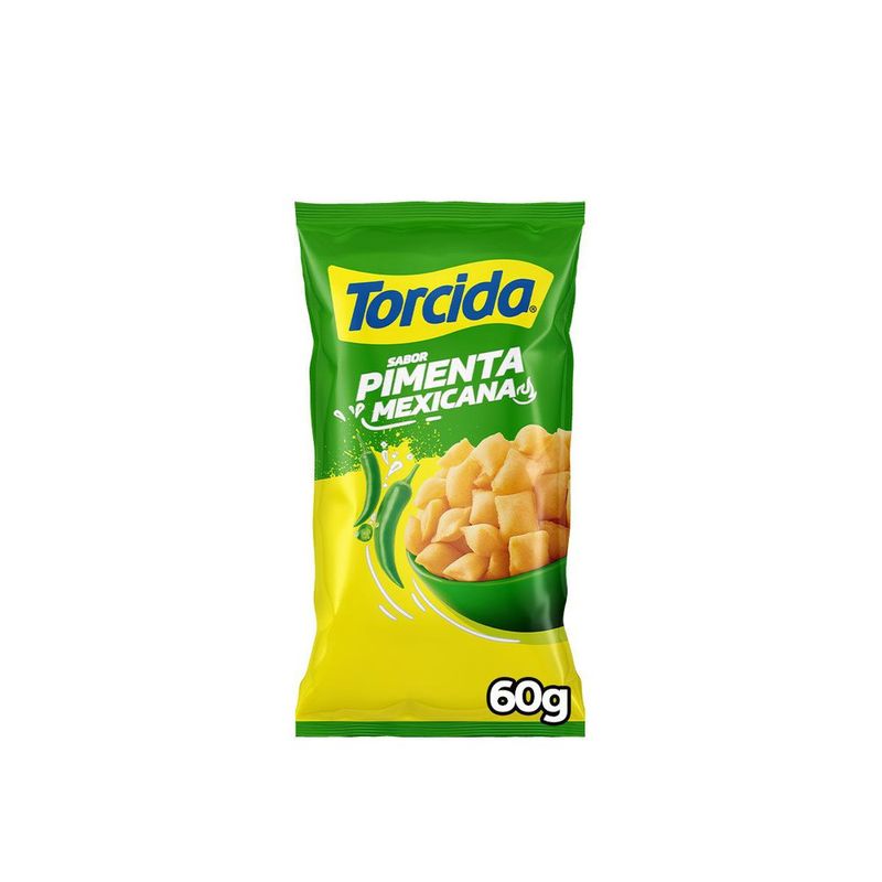 Salgadinho de Trigo Pimenta Mexicana Torcida Pacote 60g