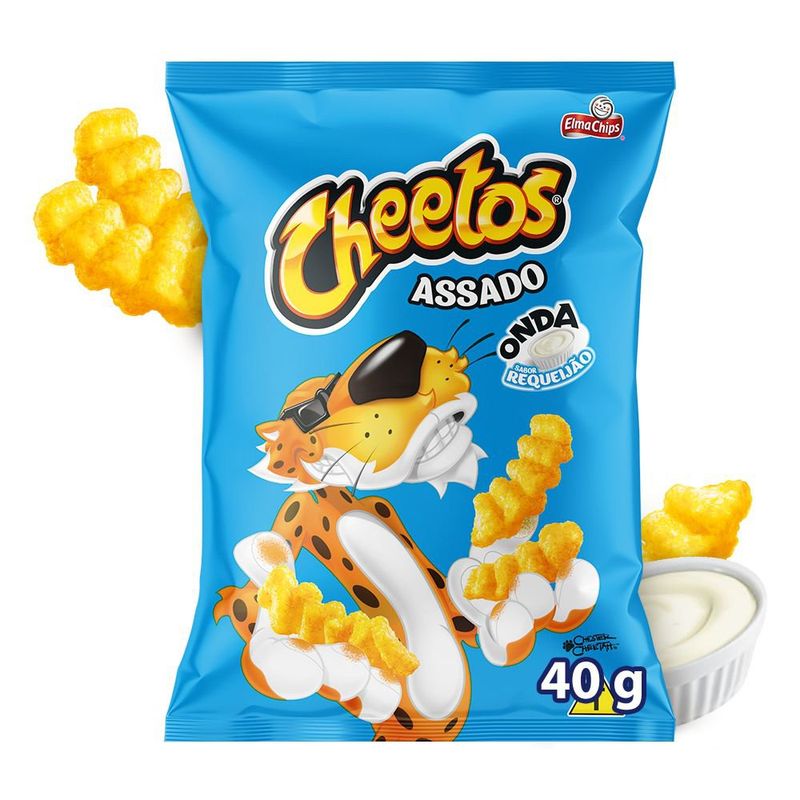 Salgadinho de Milho Onda Requeijão Elma Chips Cheetos Pacote 40g